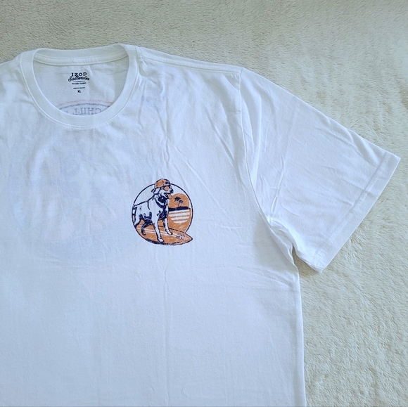 IZOD Saltwater🌊 "Chill Days On The Open Waves" Graphic Tee👕 - NWT - Picture 9 of 15